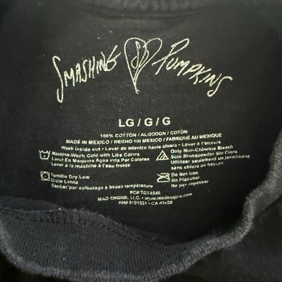 The Smashing Pumpkins Mellon Collie And The Infinite Sadness T Shirt Sz L - Picture 4 of 4